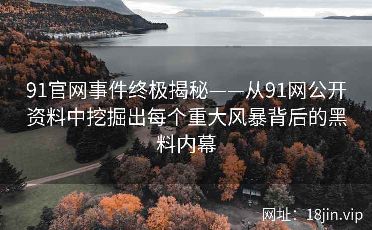 91官网事件终极揭秘——从91网公开资料中挖掘出每个重大风暴背后的黑料内幕