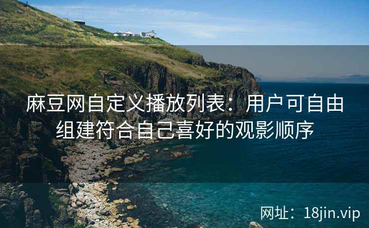 麻豆网自定义播放列表：用户可自由组建符合自己喜好的观影顺序