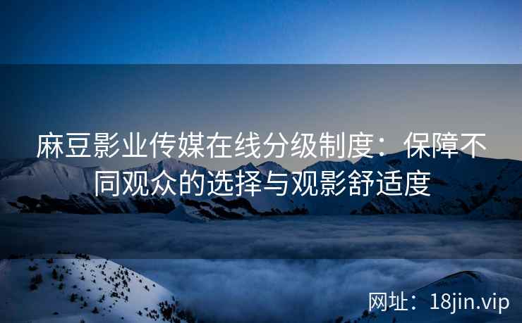 麻豆影业传媒在线分级制度：保障不同观众的选择与观影舒适度