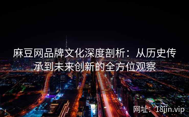 麻豆网品牌文化深度剖析：从历史传承到未来创新的全方位观察