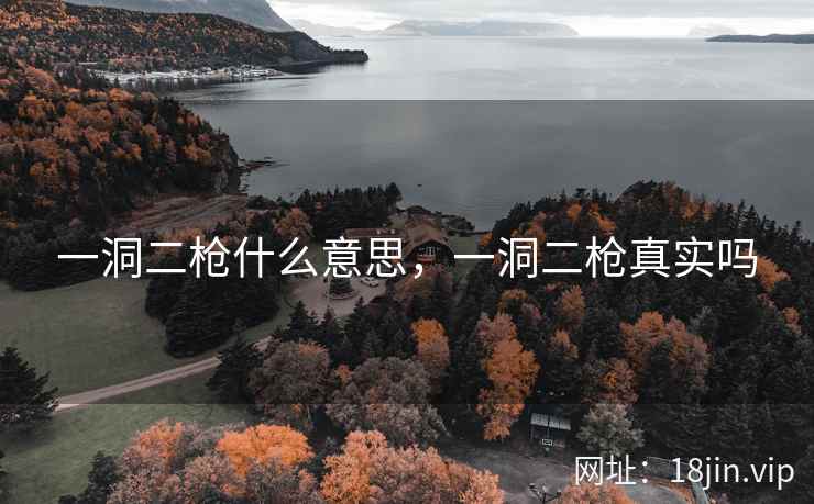 一洞二枪什么意思，一洞二枪真实吗